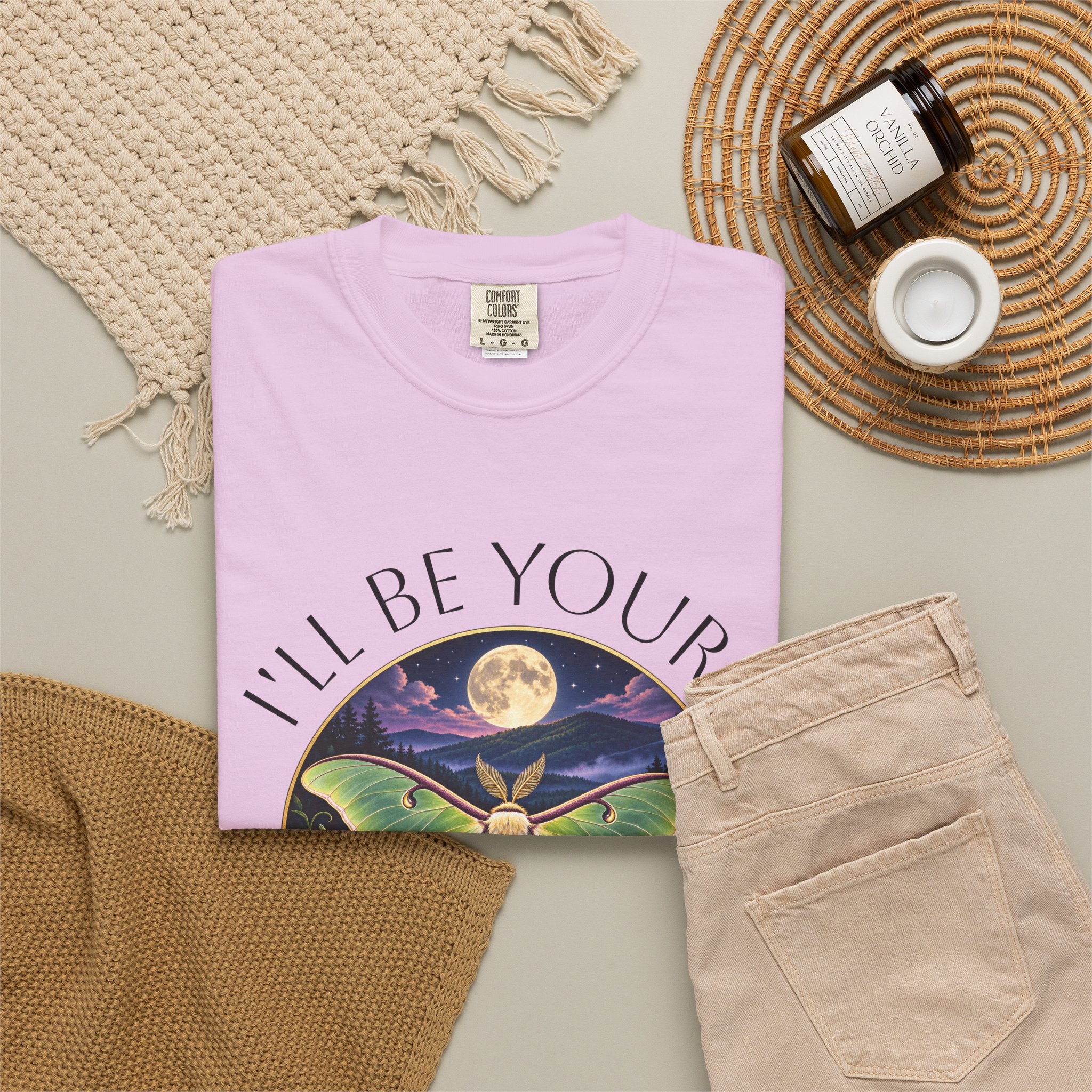 Luna Moth "I'll Be Your Friend" Adult T-Shirt - Image 9