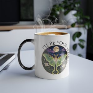 Luna Moth "I’ll Be Your Friend" Color Changing Mug 11oz